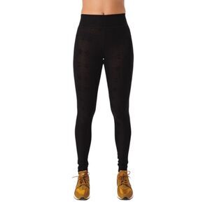 NWT SKFK Skunkfunk Black Tone on Tone Xelina Leggings Size 6 Reg. $69